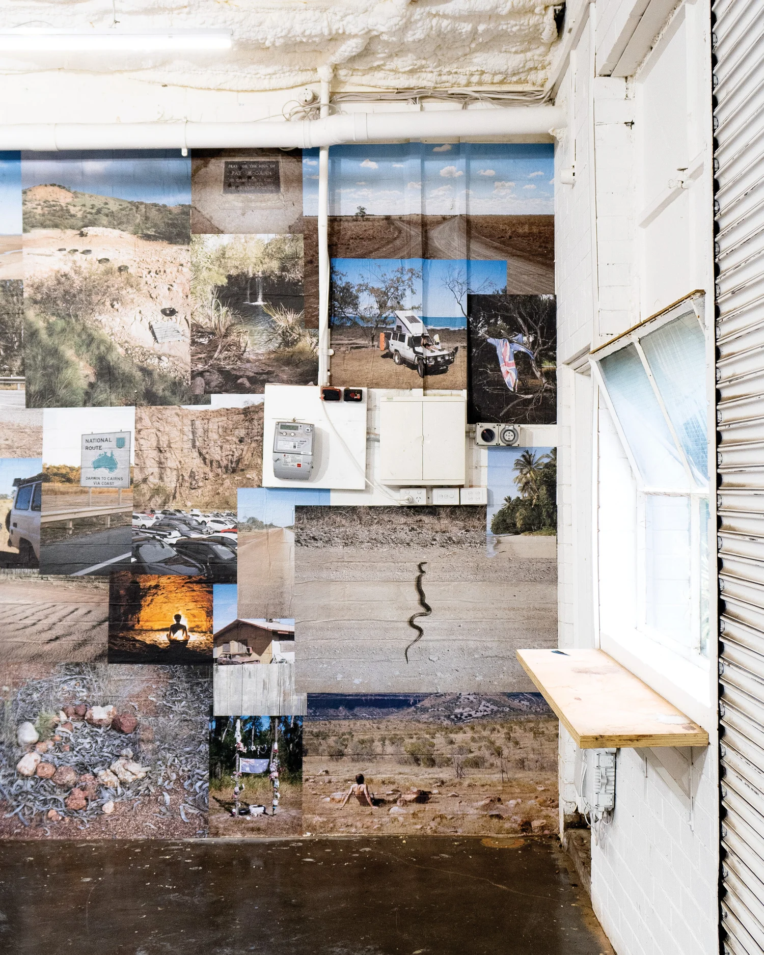Living the Dream — street-poster installation at Hillvale Gallery, view 4