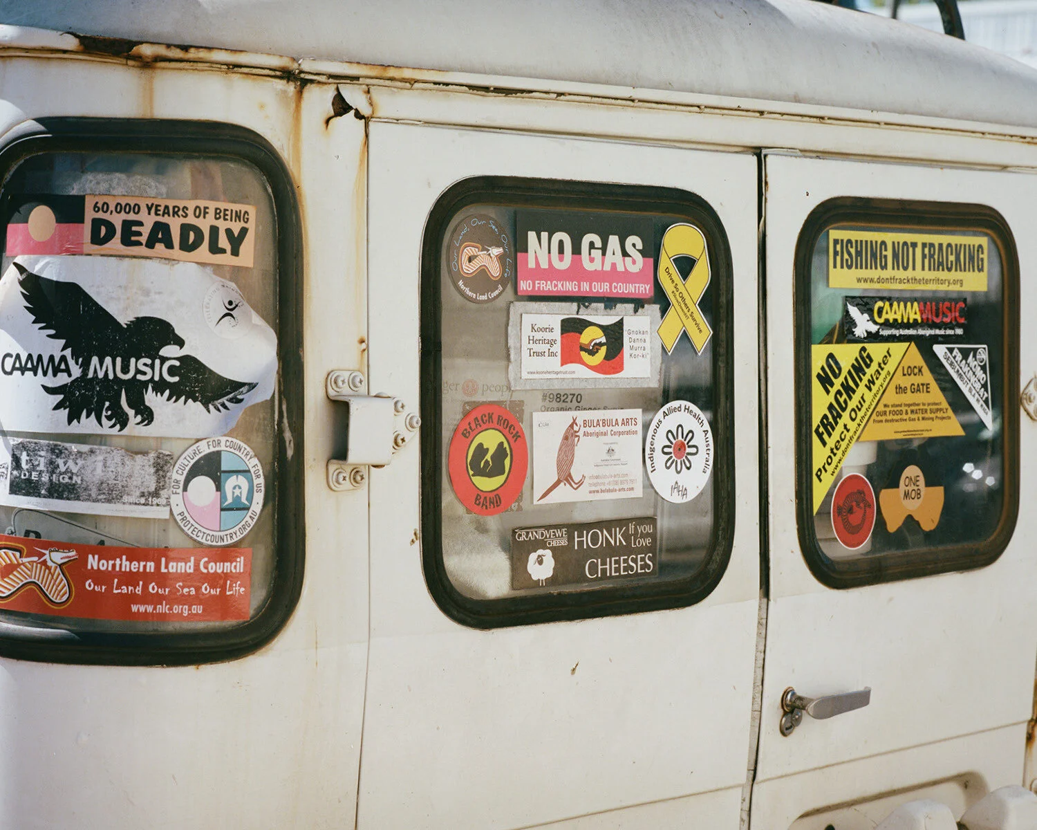Living the Dream — street-poster installation at Hillvale Gallery, view 10