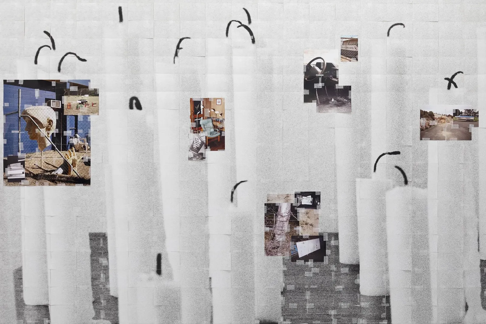 When You Try to Do Everything, You Can’t Do Anything — assemblage of 4x6 prints, work 3