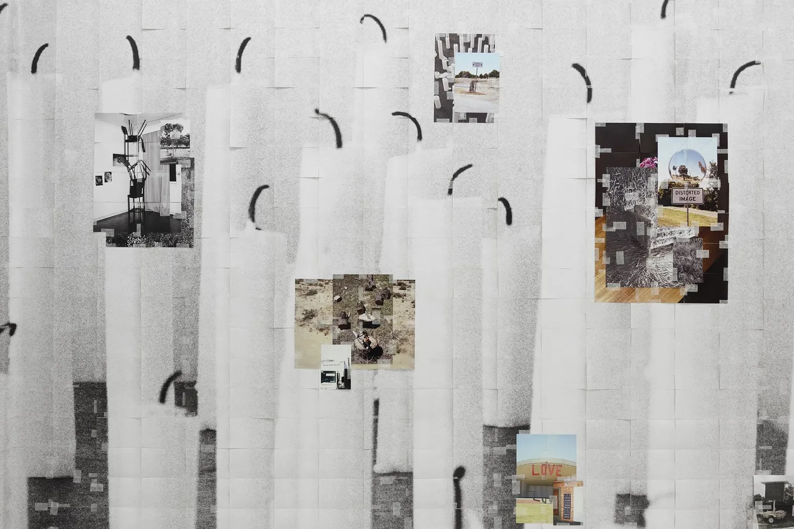 When You Try to Do Everything, You Can’t Do Anything — assemblage of 4x6 prints, work 4