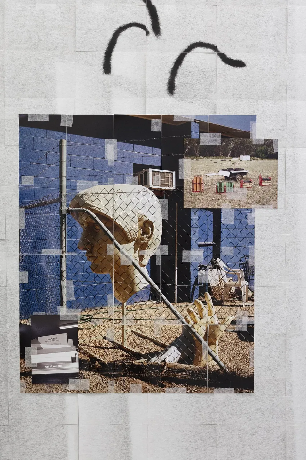 When You Try to Do Everything, You Can’t Do Anything — assemblage of 4x6 prints, work 5
