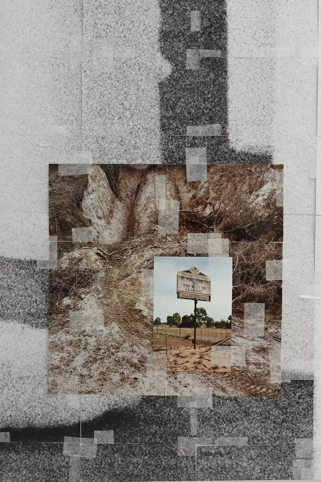 When You Try to Do Everything, You Can’t Do Anything — assemblage of 4x6 prints, work 8