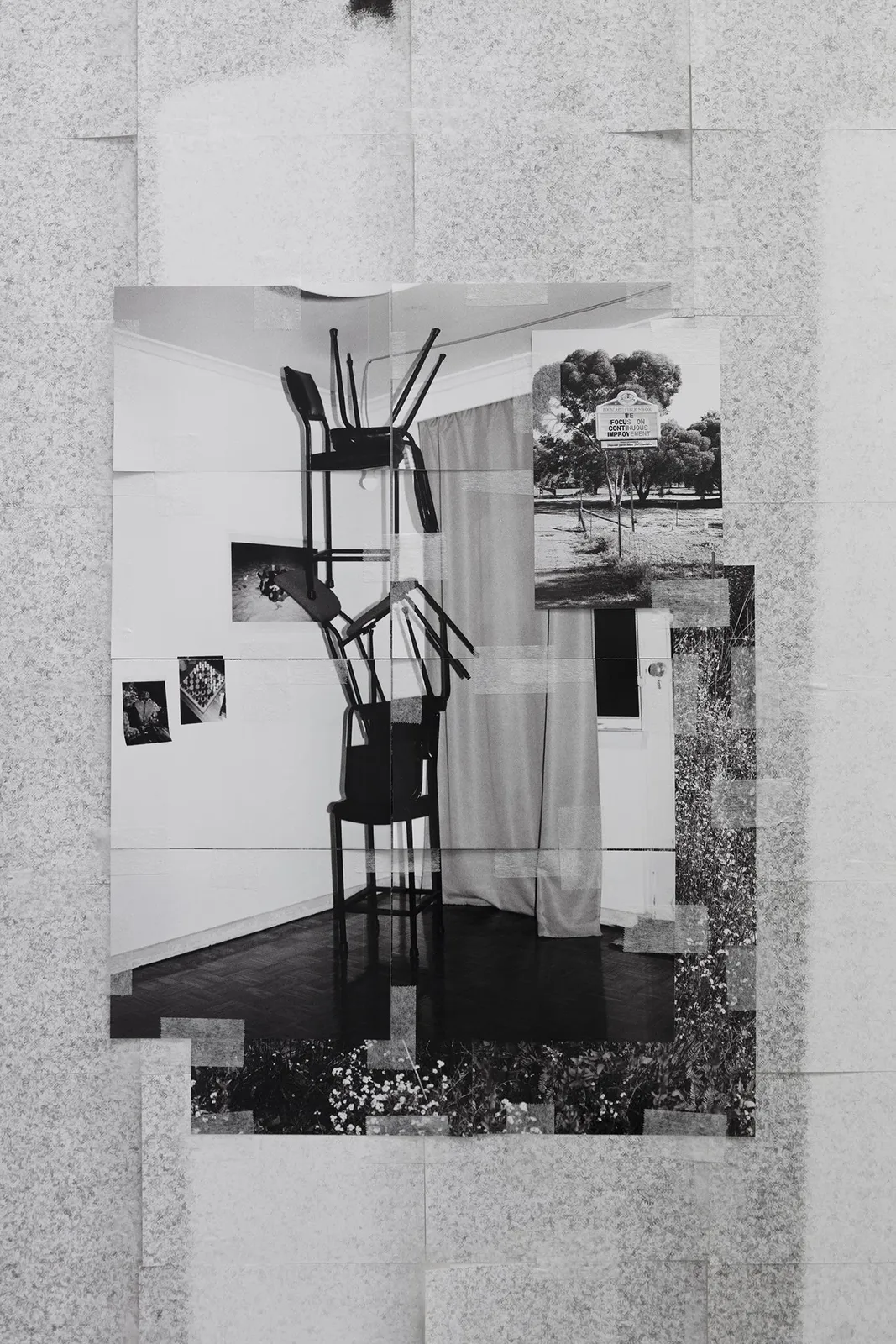 When You Try to Do Everything, You Can’t Do Anything — assemblage of 4x6 prints, work 9